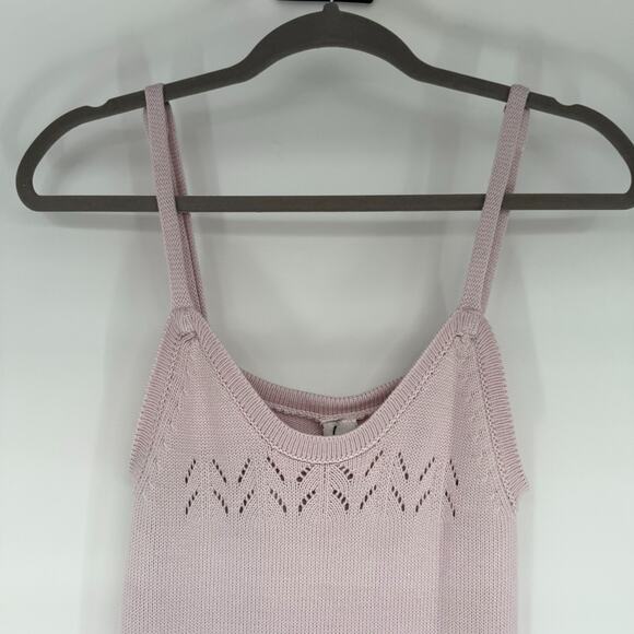 NWT Peixoto Nora Knit Midi Dress Sz XS Blush Petal Adjustable Straps Beachy Boho - Picture 5 of 12